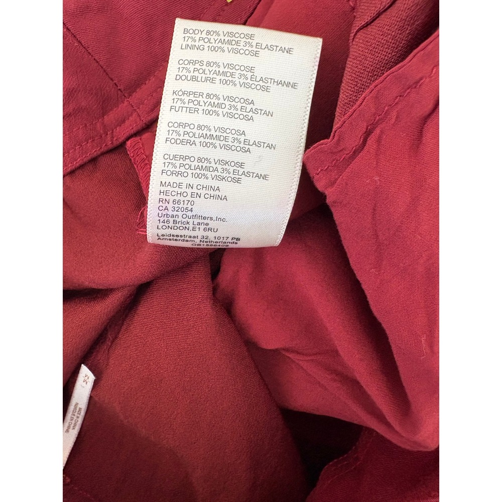 Free People Front Zip Flare Pants Boho Retro Indie Urban Festival Gypsy Career - Picture 7 of 7